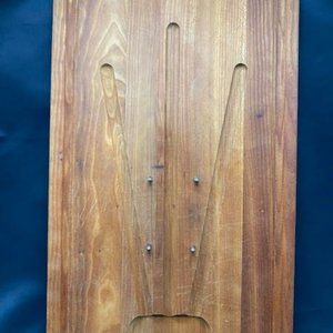 Maple Spiked Cutting Board Measures 20”w x 12”d x .75”h